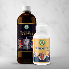 Ayur Bramha Advance Ortho Kare X Plus Tablets & SK Power Plus (Stomakk Kare Power Plus) Combo