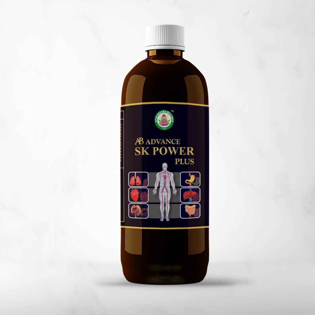 Ayur Brahma Advance SK Power Plus-450 ml (Stomakk Kare Power Plus)