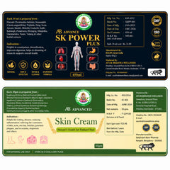 AB Advance SK Power Plus (450ml) + AB Advanced Skin Cream (50gm) Combo