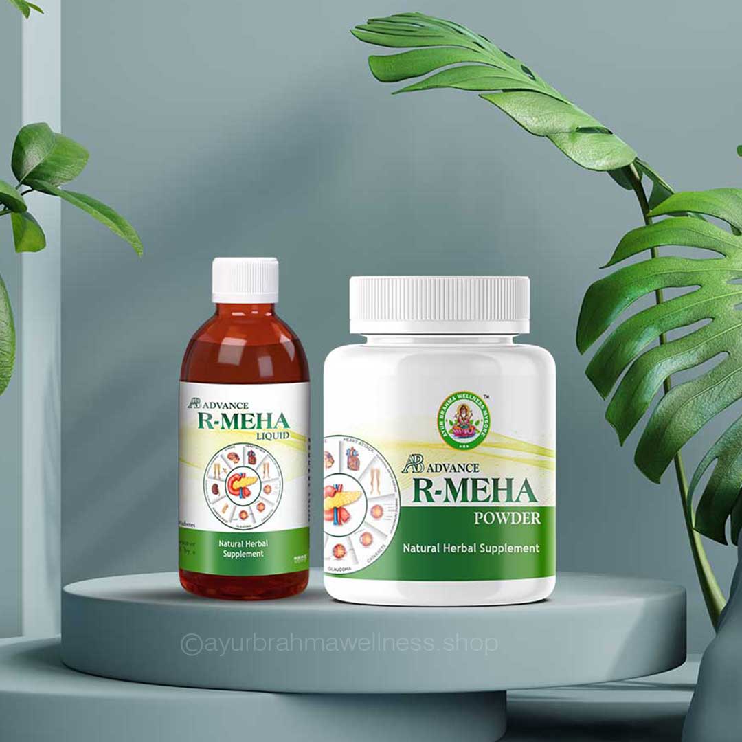 Ayur Brahma Advance R Meha Powder & Liquid Combo