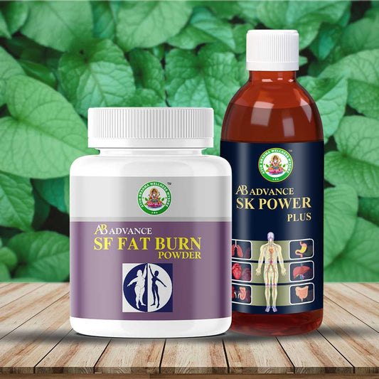 Ayur Brahma SF Advance Fat Burn Powder & Stomach Care Power Plus Combo